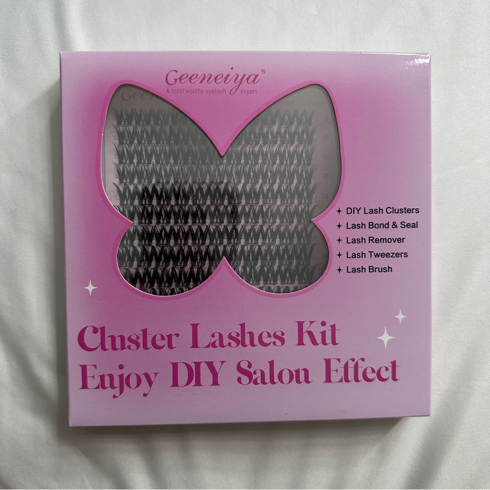 Geeneiya Cluster Lashes Kit